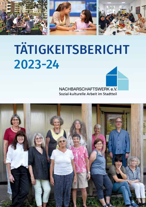 Cover des Tätigkeitsberichtes 2023-2024