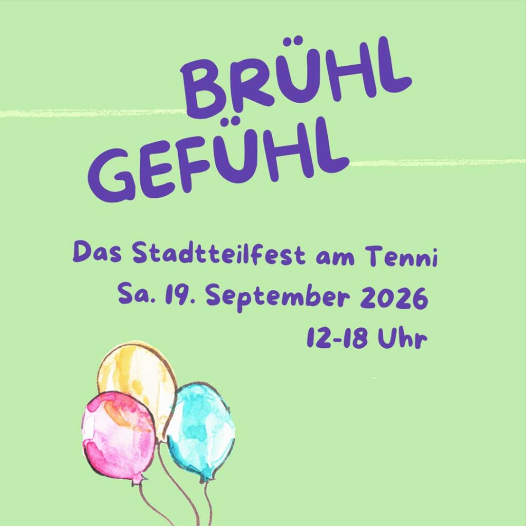 Plakat Brühl gefühl