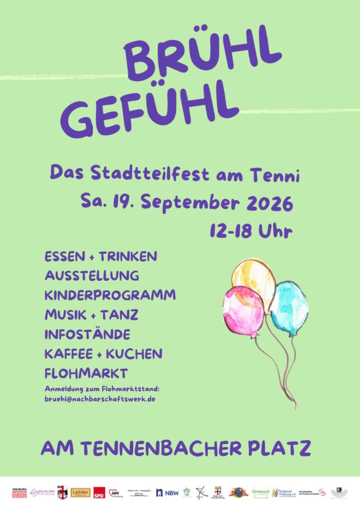 Komplettes Plakat, Stadtteilfest