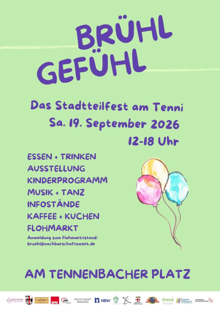 Komplettes Plakat, Stadtteilfest